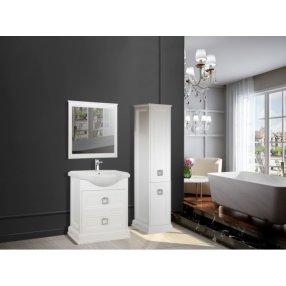 Мебель для ванной напольная Tessoro Foster 65 белая