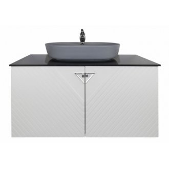 Мебель для ванной подвесная Tessoro Gala 100 с дверцами белая