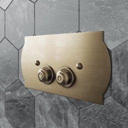 Клавиша смыва Tiffany World 300 бронза