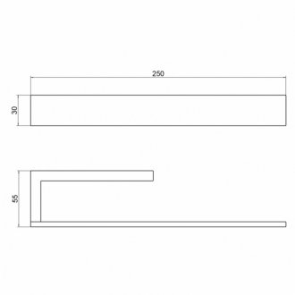 Полотенцедержатель Timo Petruma 15250/03 25 см