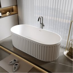 Ванна из искусственного камня Timo Solid Kiara 168x74