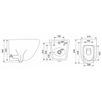 Унитаз Timo Kulo TK-403