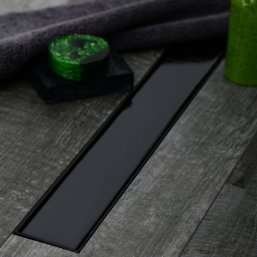 Душевой лоток Veconi Klasik Floor Black 750