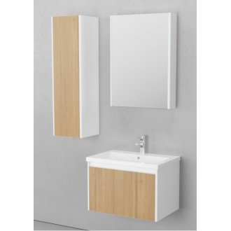 Мебель для ванной Velvex Klaufs 70.1Y подвесная белая-шатанэ