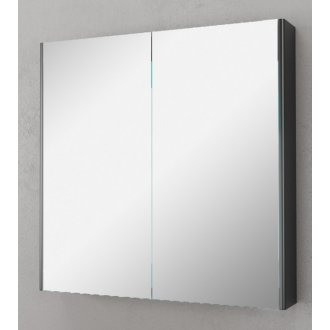 Зеркало-шкаф Velvex Klaufs 80 см черный