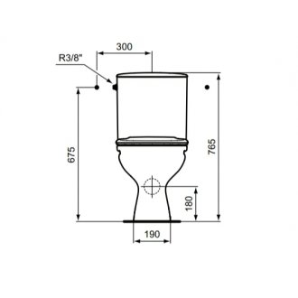 Унитаз-компакт Vidima Sirius W835161