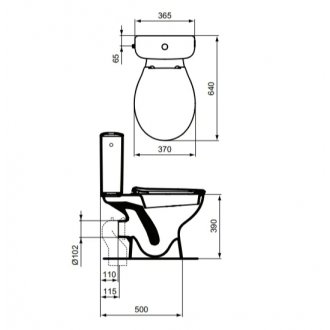 Унитаз-компакт Vidima Sirius W835161