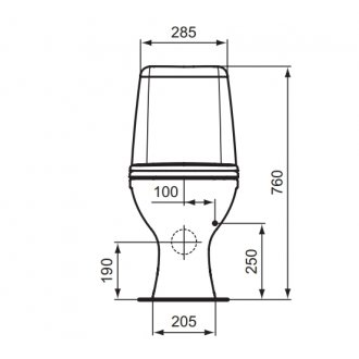 Унитаз-компакт Vidima Sirius W900361