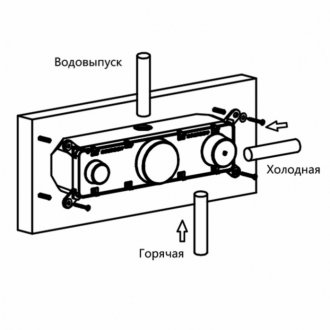 Душевая система Vincea VSFW-422T2CH