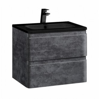 Мебель для ванной Vincea Alba 60 натуральный камень Black