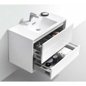 Мебель для ванной Vincea Alessia 90 цвет белая эмаль
