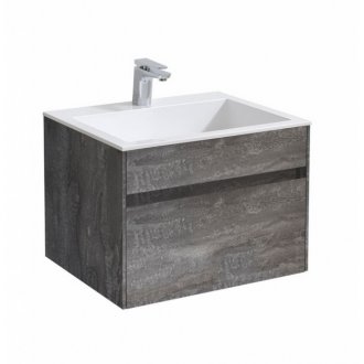 Мебель для ванной Vincea Chiara 60 цвет серый камень