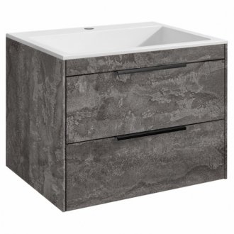 Мебель для ванной Vincea Chiara 2D 60 цвет серый камень