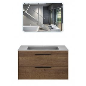 Мебель для ванной Vincea Chiara 2D 80 цвет дуб табак Grey
