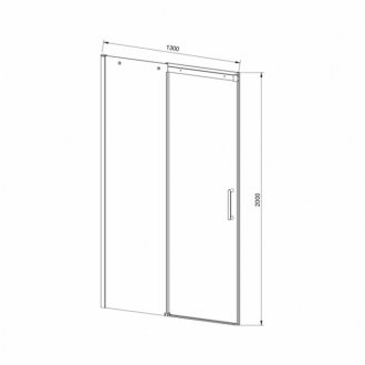 Душевая дверь Vincea Dice VDS-4D 130 см