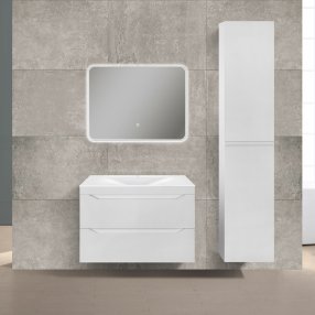 Мебель для ванной Vincea Fine 80 цвет белый глянец