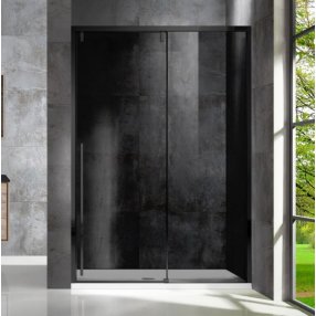 Душевая дверь Vincea Lugano VDS-1L-1 120 см профиль черный/тонированная