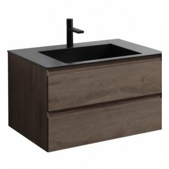 Мебель для ванной Vincea Luka 80 цвет темный дуб Grey