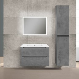 Мебель для ванной Vincea Norma 80 цвет бетон