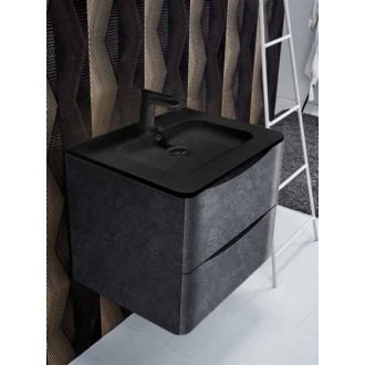 Мебель для ванной Vincea Roberta 60 натуральный камень Black