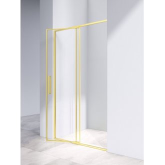 Душевая дверь Vincea Slim 8mm VDP-4SL 120 см брашированное золото