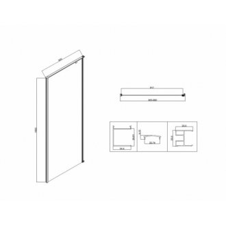 Душевой уголок Vincea Slim-N VSR-5SN 100x90 см хром