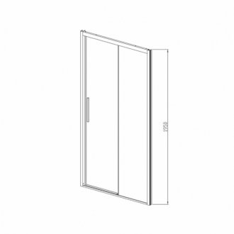 Душевая дверь Vincea Soft VDS-3SO 110 см