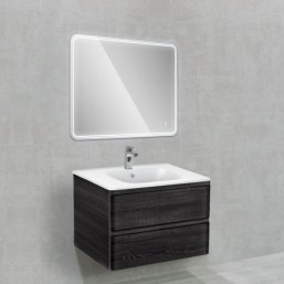 Мебель для ванной Vincea Vico 80 цвет карбон