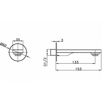 Излив Vincea VSWS-11CH