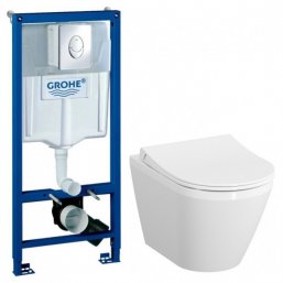 Комплект Grohe Rapid SL 38721001 + Vitra Integra 7...