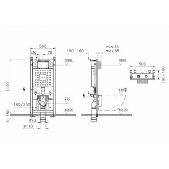 Комплект Vitra Normus 9773B003-7201