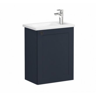 Мебель для ванной Vitra Root Classic 45 правосторонняя темно-синяя