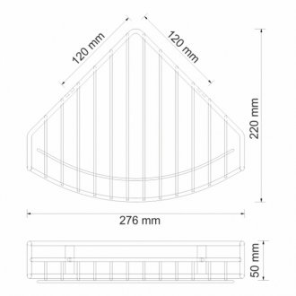 Полка-решетка WasserKRAFT K-1511