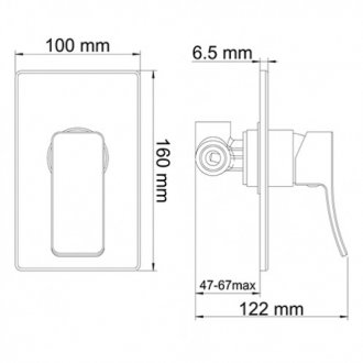 Гигиенический набор WasserKRAFT Aller A106156