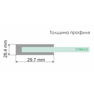 Душевая дверь WasserKRAFT Berkel 48P13 110 см
