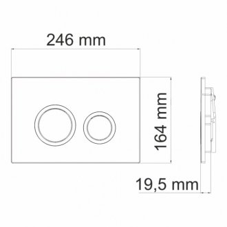 Инсталляция для унитаза WasserKRAFT Dinkel 58TLT.010.ME.BN01