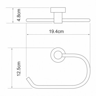 Полотенцедержатель WasserKRAFT Donau K-9460