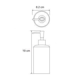 Дозатор мыла WasserKRAFT Elde K-3699