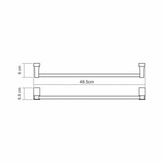 Полотенцедержатель WasserKRAFT Leine K-5050 65 см