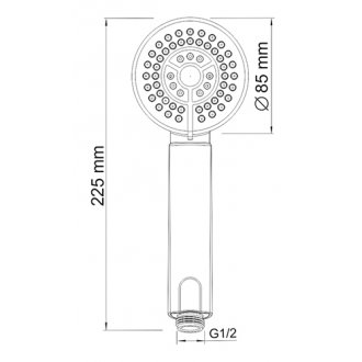 Ручной душ WasserKRAFT A035