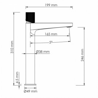 Смеситель для раковины WasserKRAFT Mosel 4603H