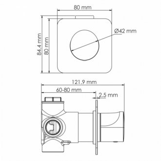 Переключатель потоков WasserKRAFT Spree A272