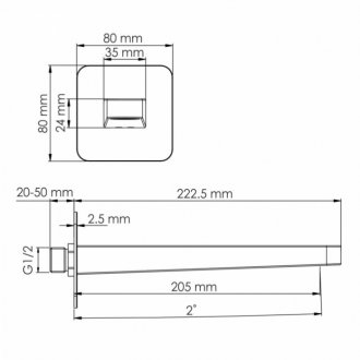 Душевая система WasserKRAFT Tauber A6451.297.298.097.121.275.100.276