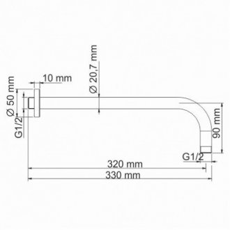 Душевая система WasserKRAFT Wern A4258.097.121.275.100.276.298 Thermo