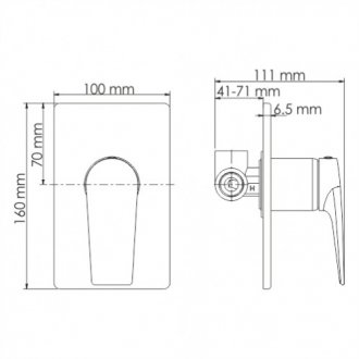 Смеситель для раковины WasserKRAFT Wiese A84563