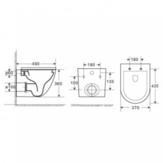 Комплект WeltWasser WW Amberg 506 ST + Merzbach 004 MT-BL + Amberg RD-BL