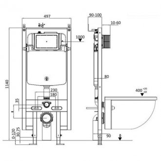 Комплект WeltWasser WW Gelbach 043 MT-WT Amberg 497 RD MT-CR