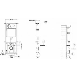 Комплект WeltWasser WW Heimbach 041 MT-BL Marberg 410 RD CR