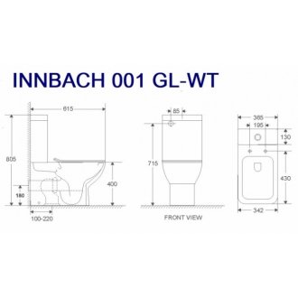 Унитаз WeltWasser WW Innbach 001 GL-WT