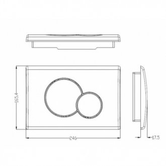 Комплект WeltWasser WW Salzbach 043 GL-WT Marberg 507 RD MT-BL